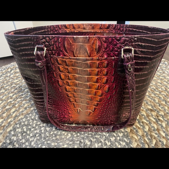 Sunset Ombré Brahmin Tote - Picture 2 of 6